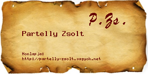 Partelly Zsolt névjegykártya